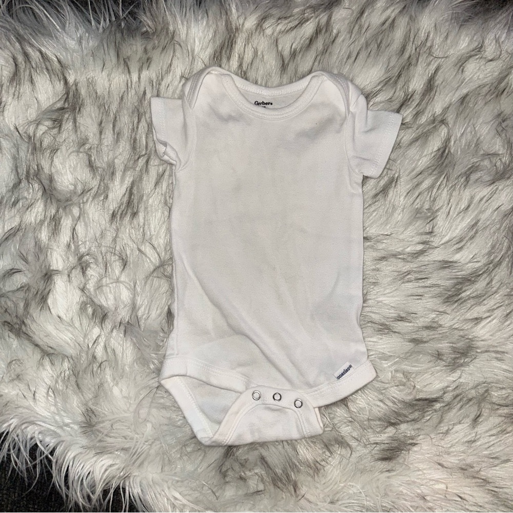 White Baby Onesie